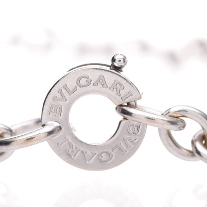 Bulgari 18K White Gold Link Bracelet 6 of 6