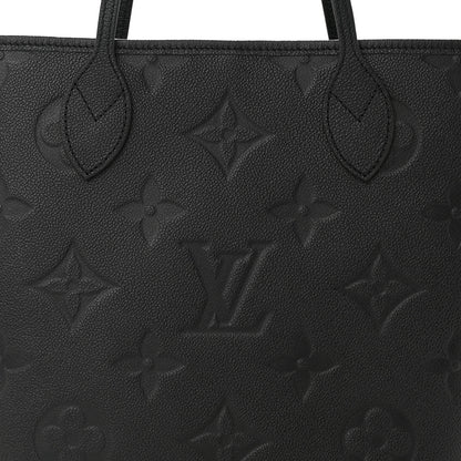 Louis Vuitton Empreinte Monogram Giant Neverfull MM Black 8 of 11