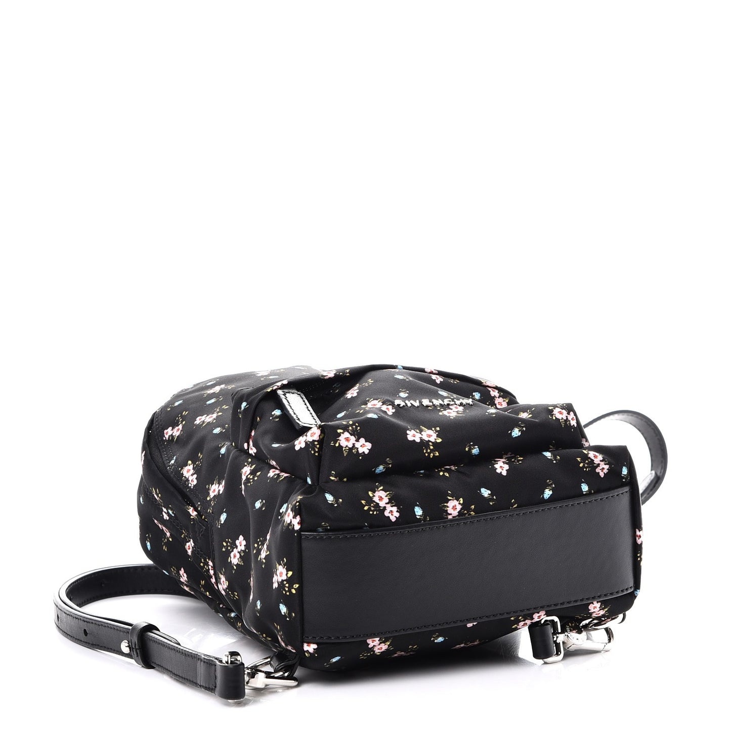 Tech Twill Nylon Hibiscus Print Nano Backpack Multicolor