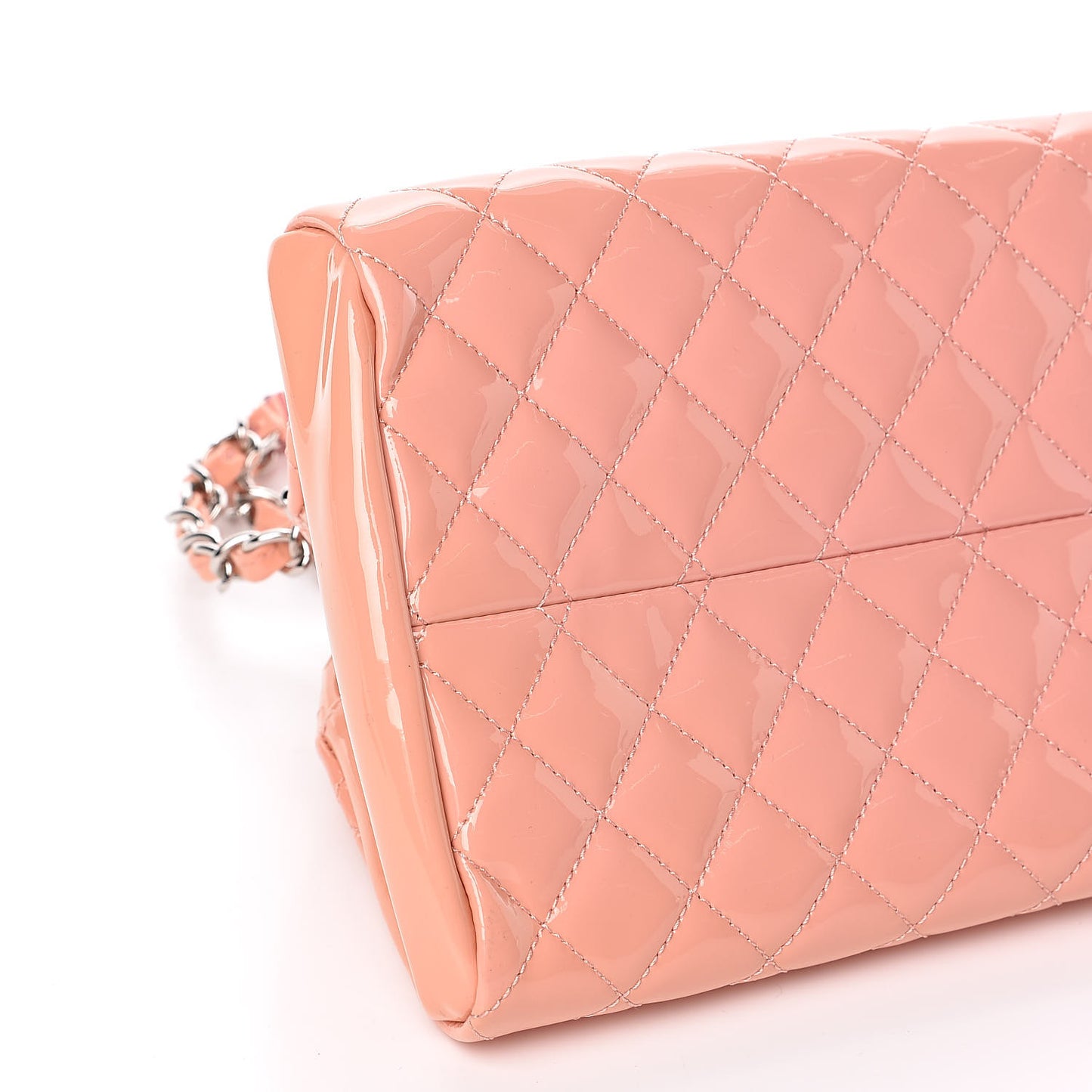Patent Quilted Medium Just Mademoiselle Pink