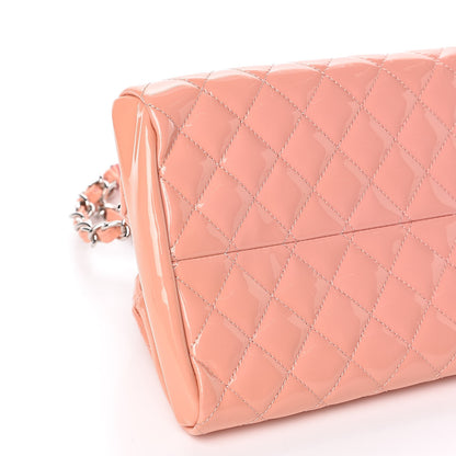 Chanel Patent Quilted Medium Just Mademoiselle Pink 8 of 10