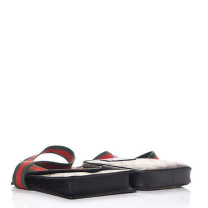 Gucci GG Supreme Monogram Web Belt Bag Black 4 of 9