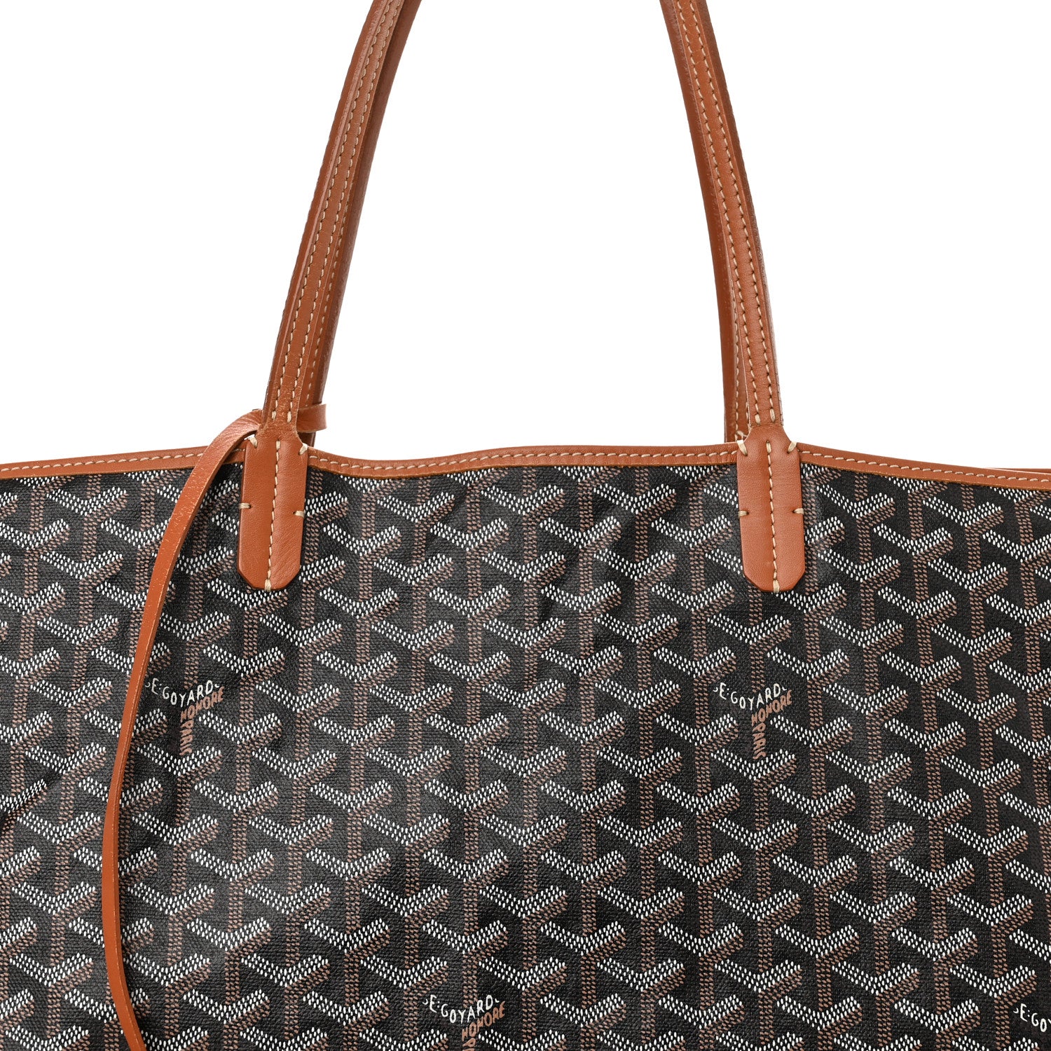 Goyard Goyardine Saint Louis GM Black Gold 8 of 12