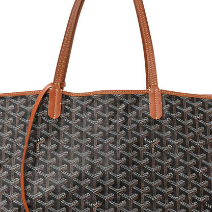 Goyard Goyardine Saint Louis GM Black Gold 8 of 12