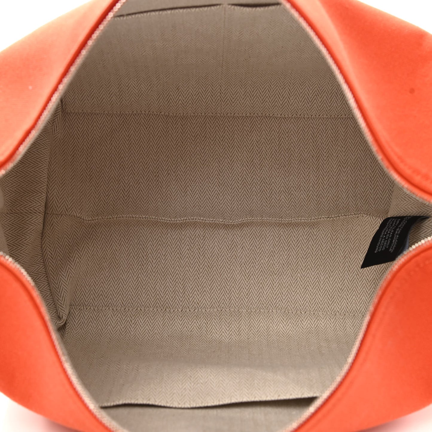 Canvas Large Bride-A-Brac Pouch Orange Feu Burgundy