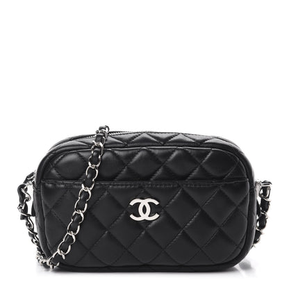 Chanel Lambskin Quilted Small Timeless Camera Case Black 1 of 11