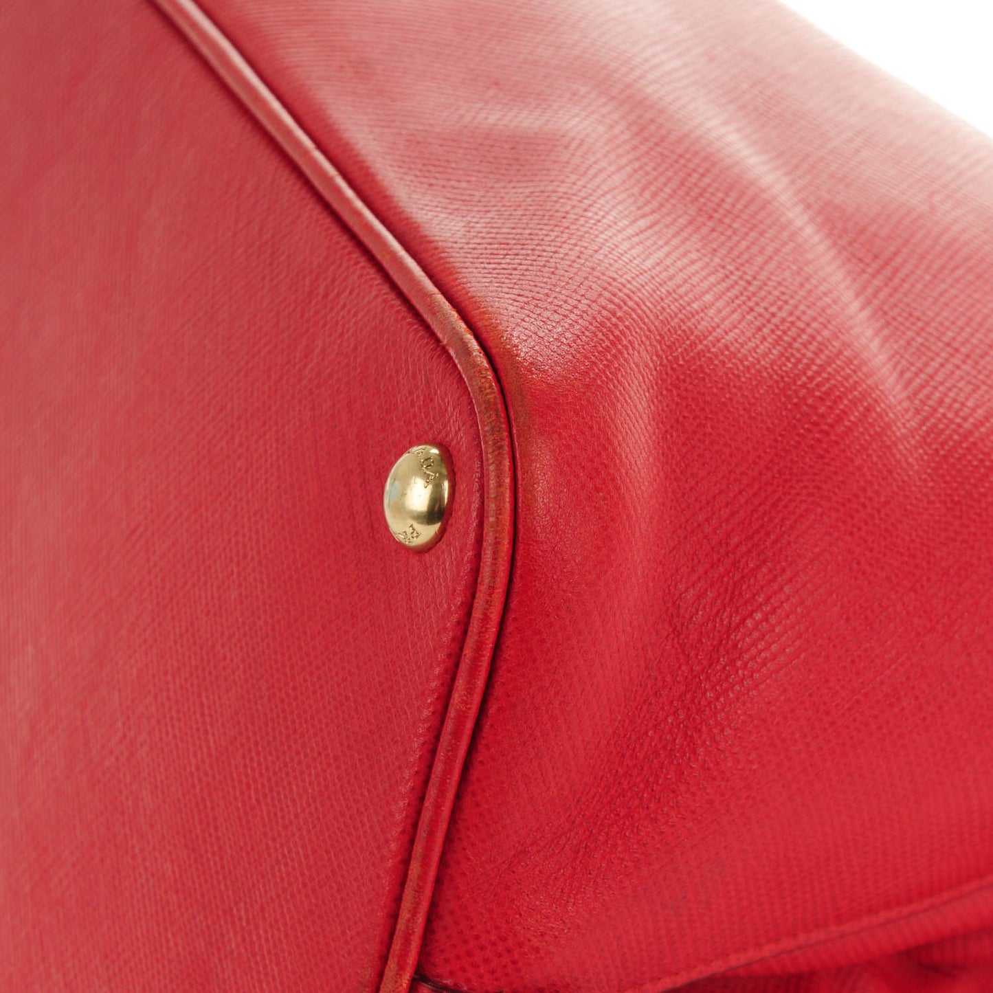 Saffiano Cuir Open Promenade Tote Fuoco