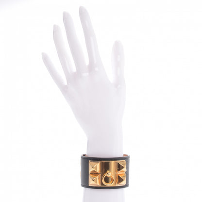 Hermes Chamonix Collier de Chien CDC Bracelet L Black 2 of 6