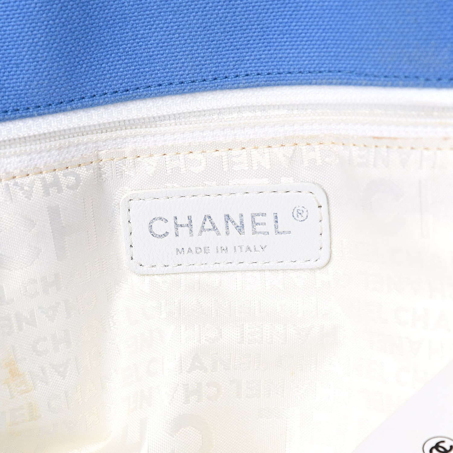 Chanel Canvas Quilted N°5 Shopping Tote Beige 6 of 11