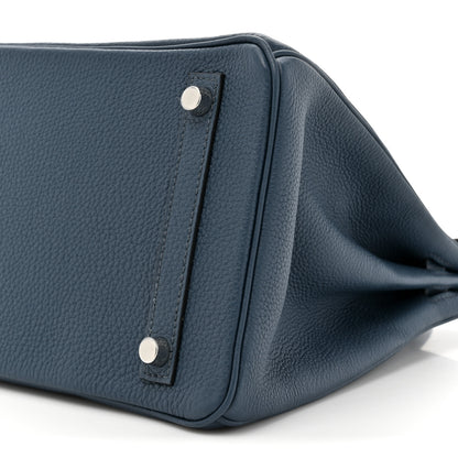 Hermes Togo Birkin 30 Bleu de Prusse 9 of 11