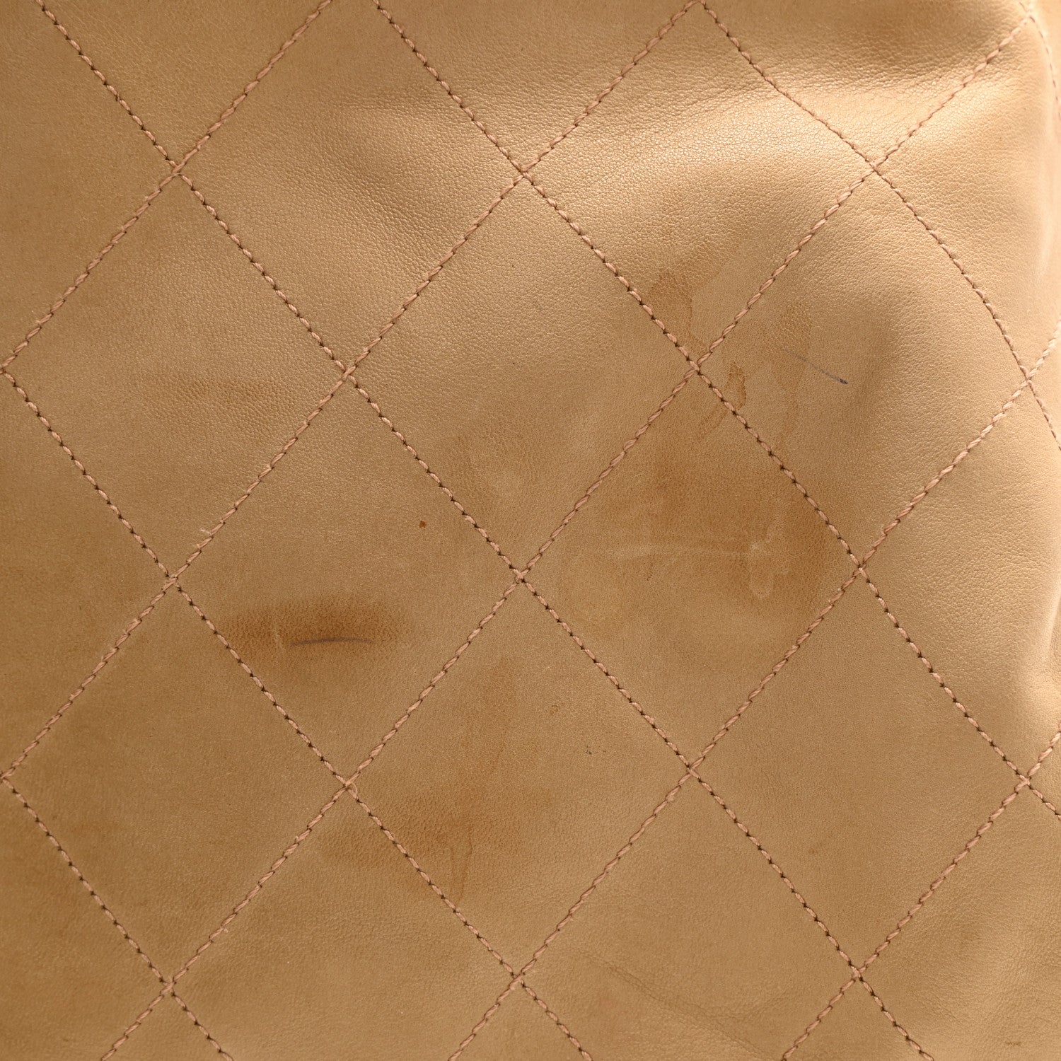 Chanel Lambskin Stitched Medium Ultimate Soft Tote Beige 13 of 23