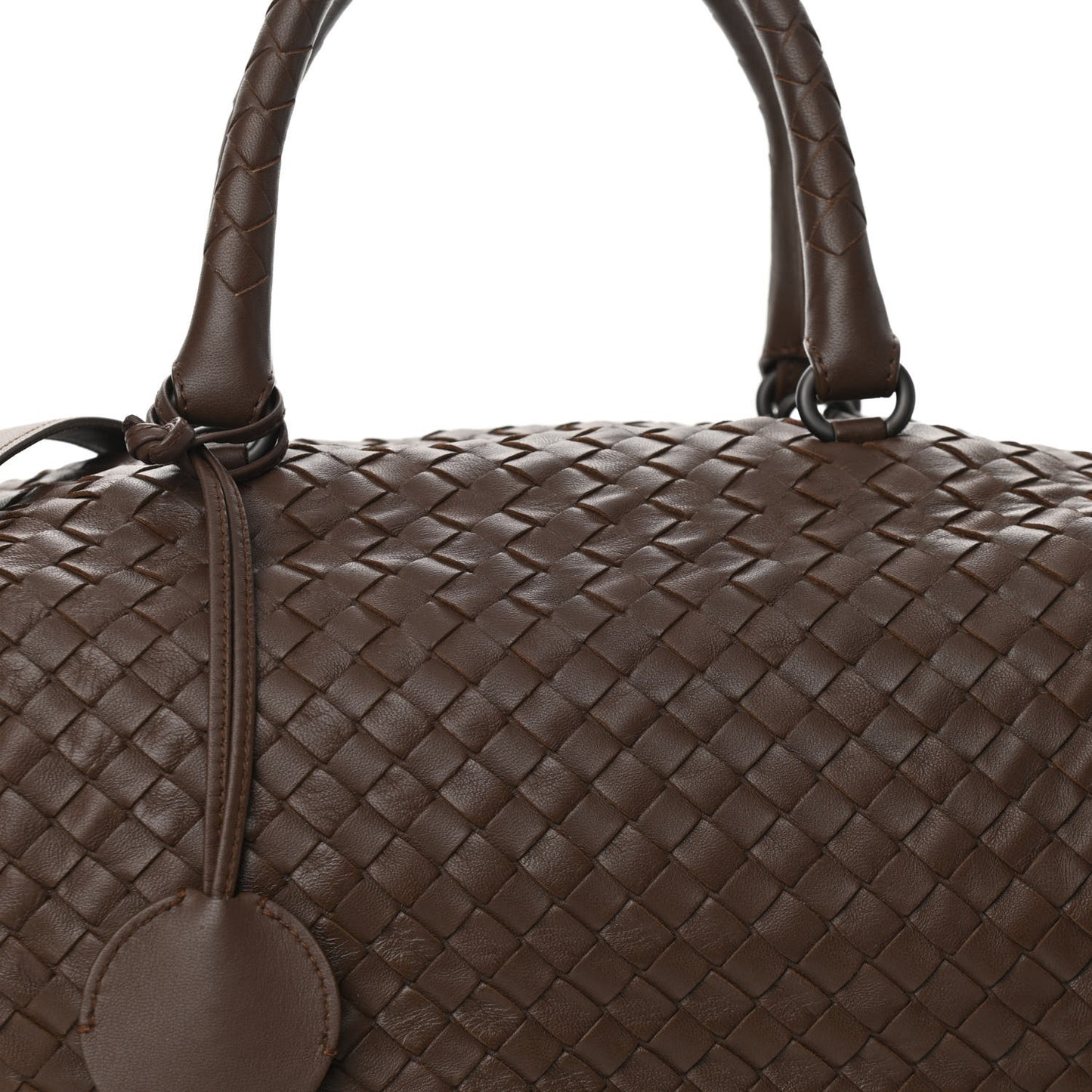 Nappa Intrecciato Boston Brown