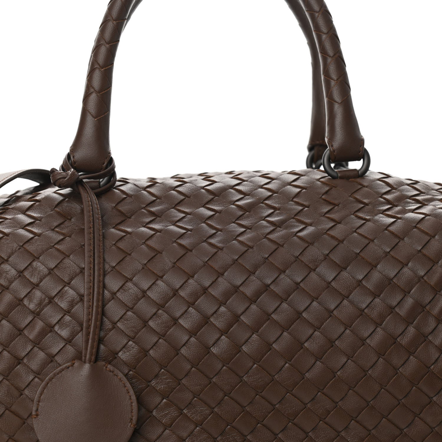 Bottega Veneta Nappa Intrecciato Boston Brown 8 of 10