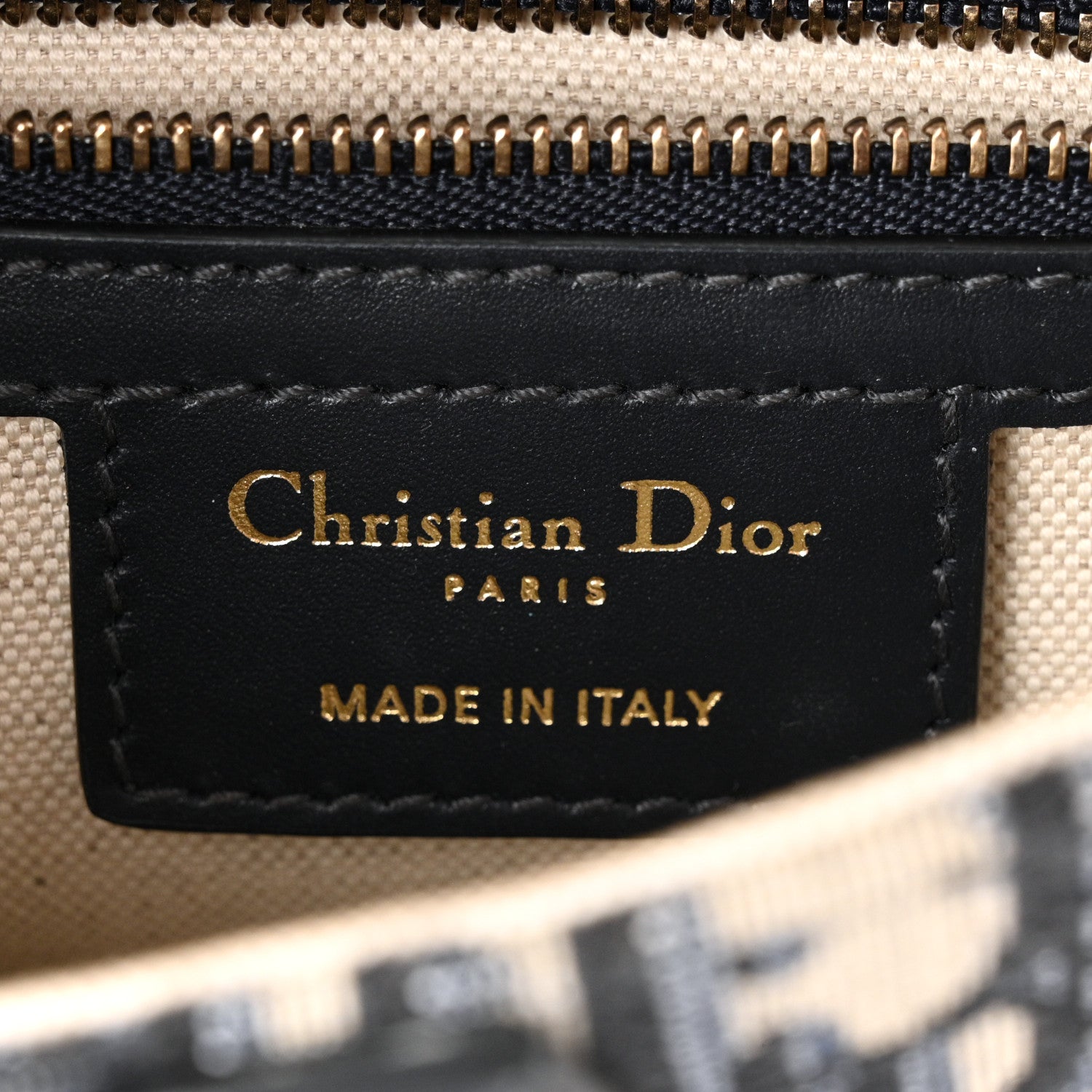 Christian Dior Oblique Saddle Bag Blue 6 of 10