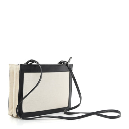 Balenciaga Cotton Canvas Pochette Crossbody Bag Black 2 of 8