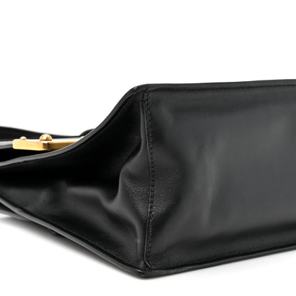 Prada City Calfskin Saffiano Cahier Top Handle Bag Black 9 of 13