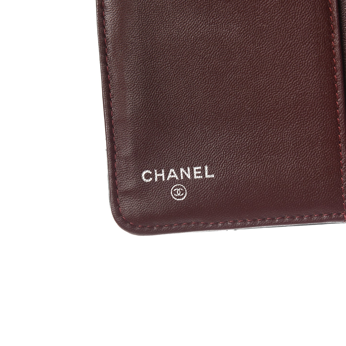 Lambskin Quilted Yen Wallet Black