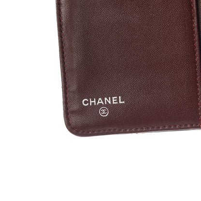 Chanel Lambskin Quilted Yen Wallet Black 6 of 8