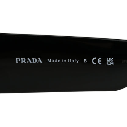 Prada Acetate Pillow Sunglasses SPR A01 Black 6 of 8
