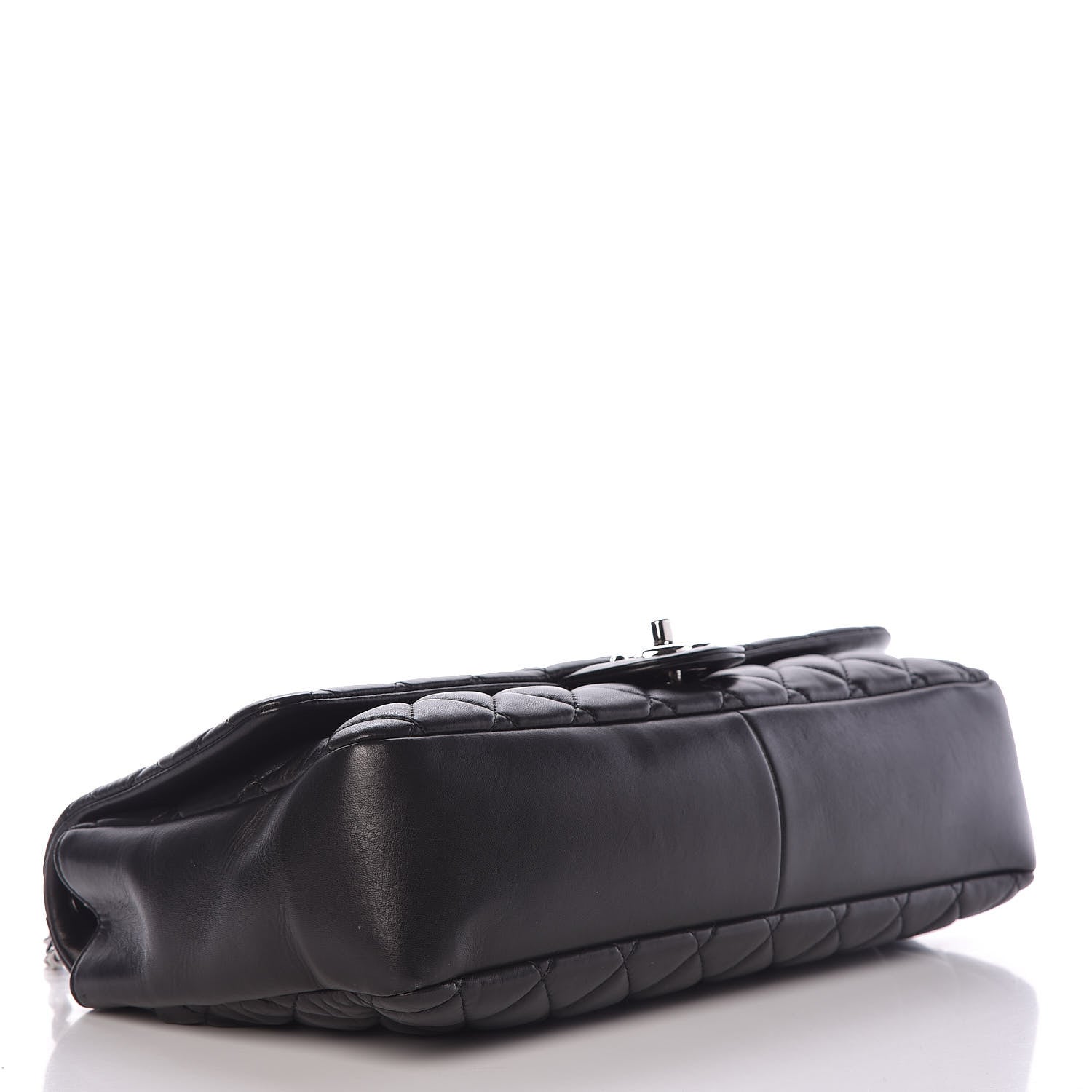 Chanel Lambskin Quilted Jumbo Coco Rain Flap Black 4 of 15
