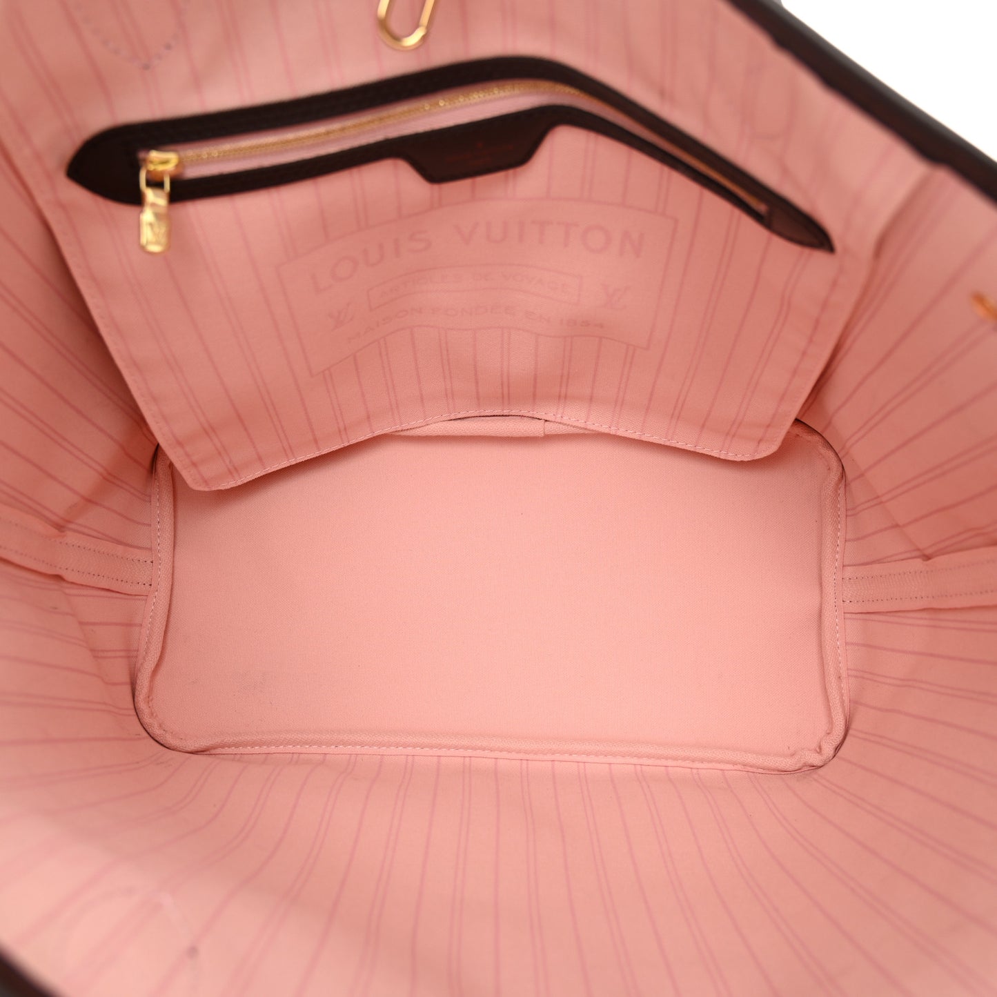 Damier Ebene Neo Neverfull MM Rose Ballerine