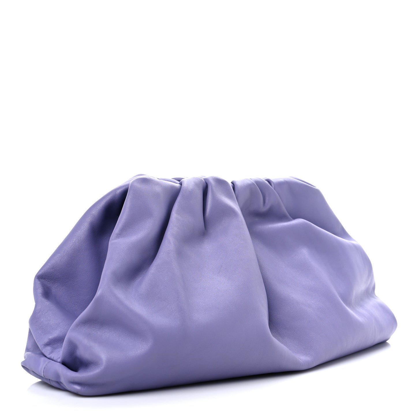 Smooth Butter Calf The Pouch Oversized Clutch Lavender