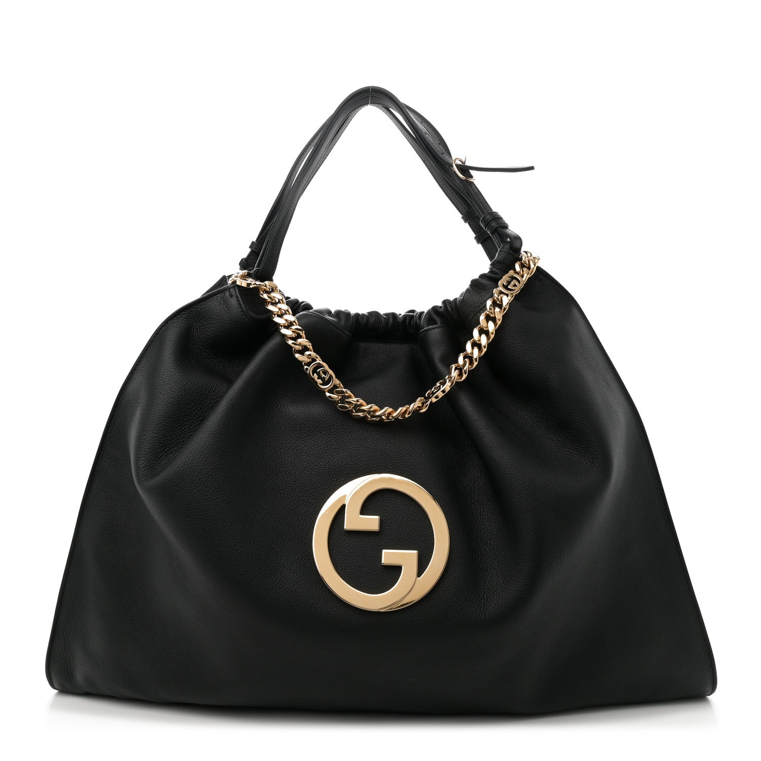 Gucci Calfskin Large Blondie Tote  Black 1 of 10