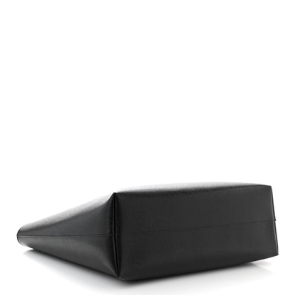 Saint Laurent Calfskin Large Shopping Tote Black 5 of 10