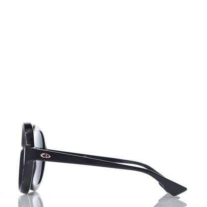 Christian Dior Acetate Bianca Sunglasses Black 3 of 8