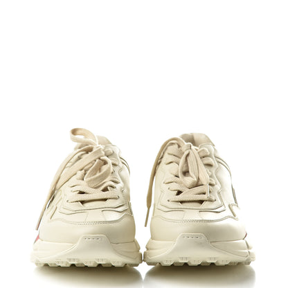 Gucci Calfskin Logo Womens Rhyton Sneakers 35 Ivory 2 of 8