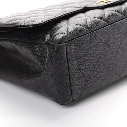 Chanel Caviar Quilted Maxi Double Flap Black 7 of 8