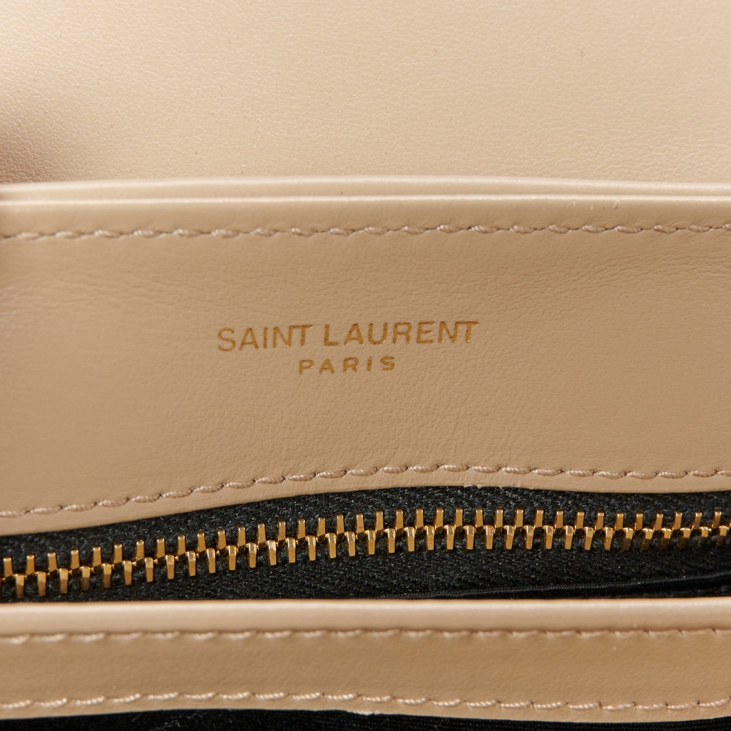 Calfskin Y Quilted Monogram Toy Loulou Crossbody Bag Dark Beige