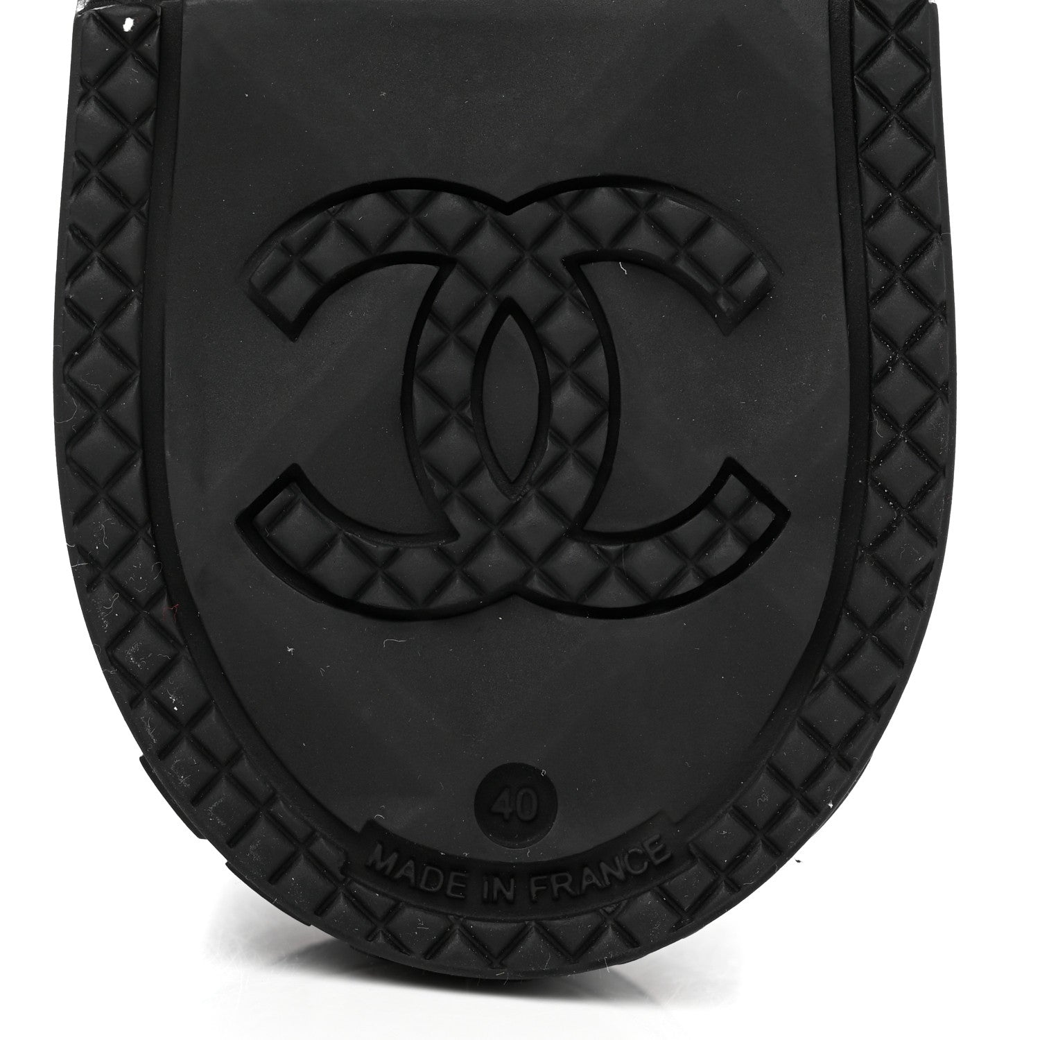 Chanel Caoutchouk CC High Boots 40 Black 8 of 8