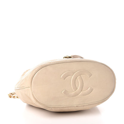 Chanel Lambskin Quilted Tassel Shoulder Bag Beige 4 of 16
