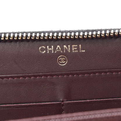 Chanel Caviar Quilted Large Gusset Zip Around Wallet Black 6 of 8