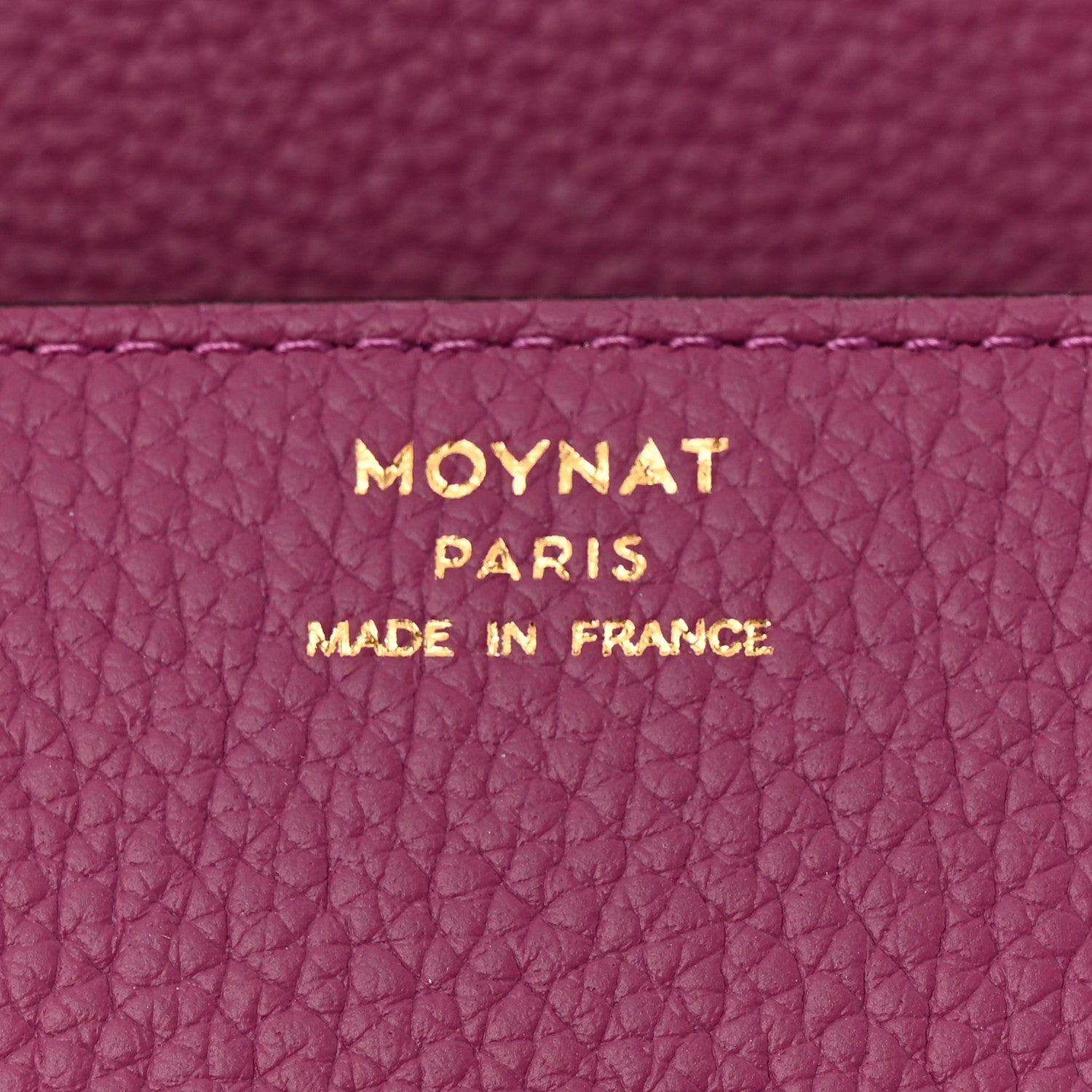 Moynat Taurillon Blush Rejane Nano Eggplant 6 of 12