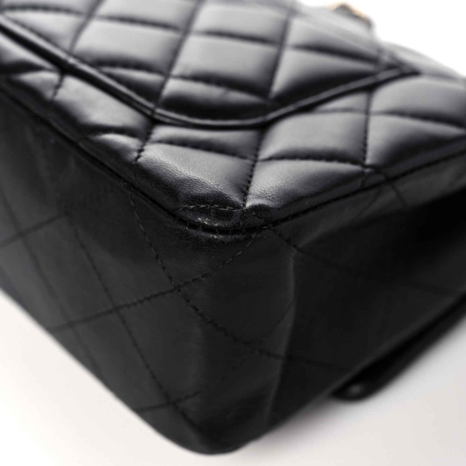 Chanel Lambskin Quilted Mini Rectangular Flap Black 13 of 19