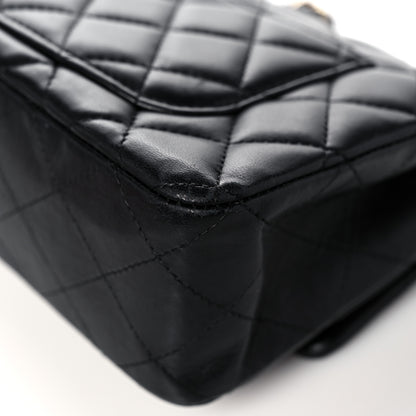 Chanel Lambskin Quilted Mini Rectangular Flap Black 13 of 19