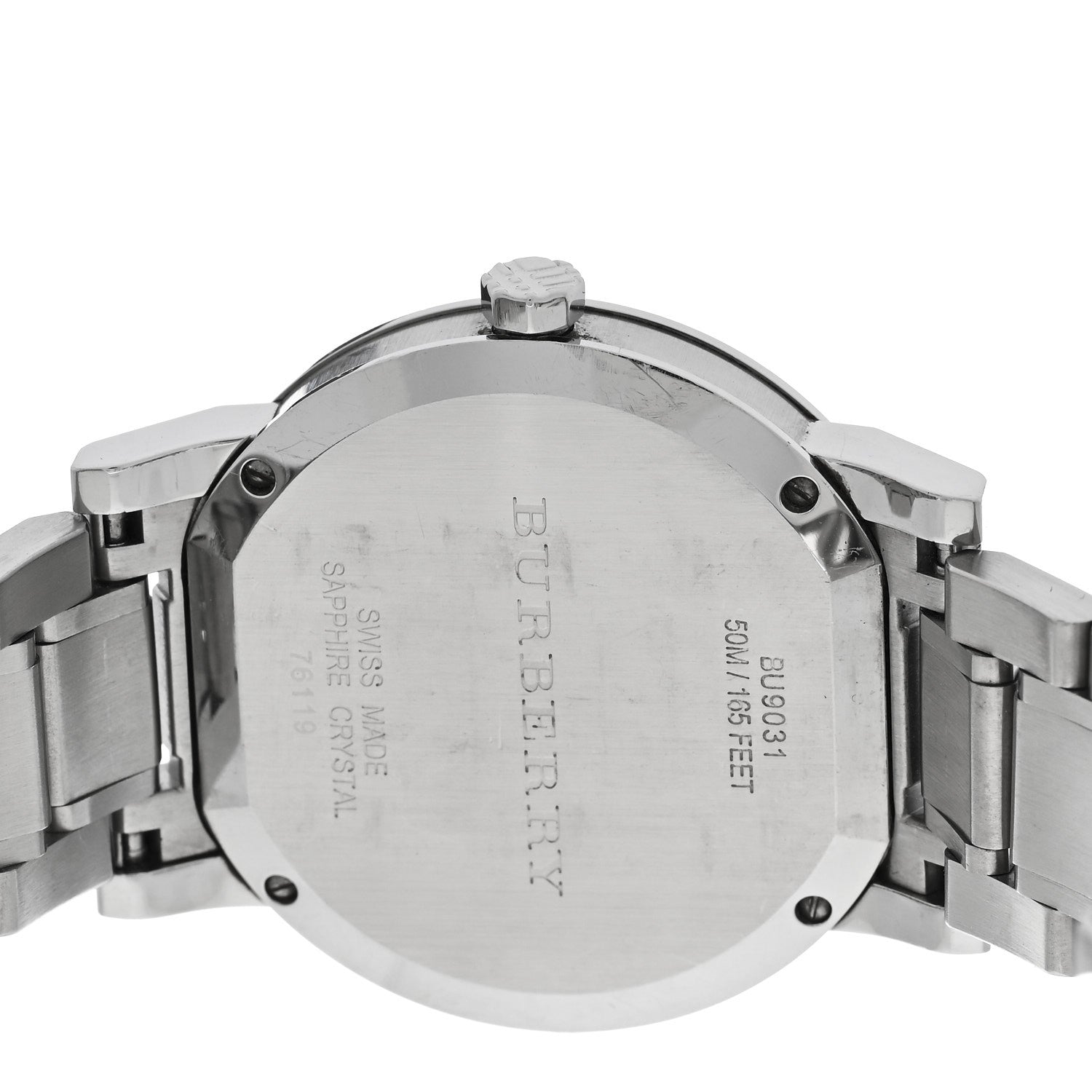 Burberry Stainless Steel 38mm The City Quartz Watch Blue BU9031 4 of 5