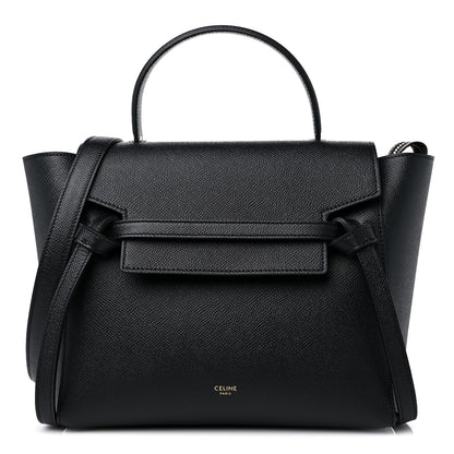 Celine Grained Calfskin Micro Belt Bag Black 1 of 10