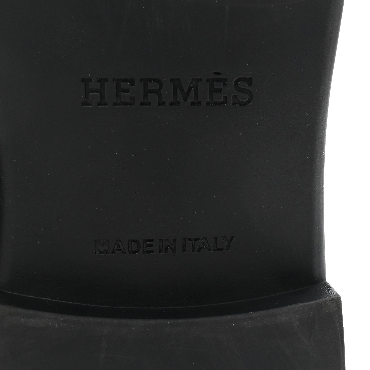 Hermes Grained Calfskin Mens Duke Loafer 42 Black 7 of 9
