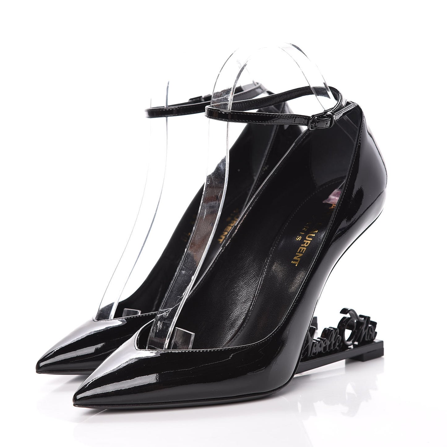 Patent Opyum Appelle Moi Ankle Strap Pump 38 Black