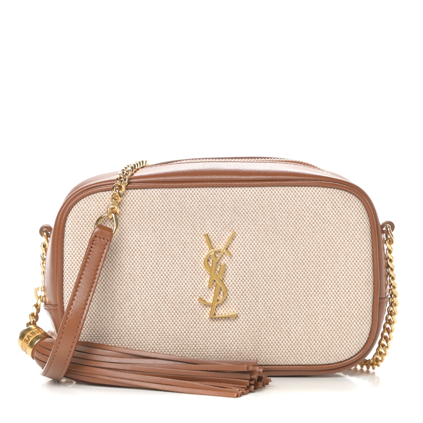 Cotton Monogram Mini Lou Camera Bag Beige Brick