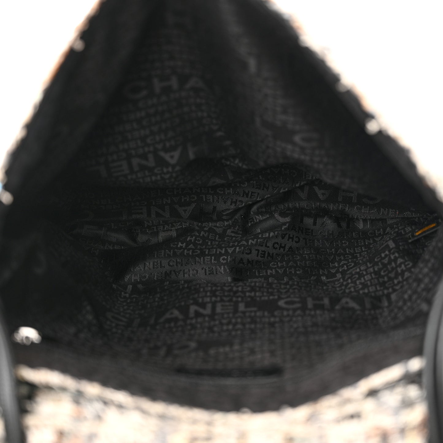 Tweed Camellia Messenger Multicolor