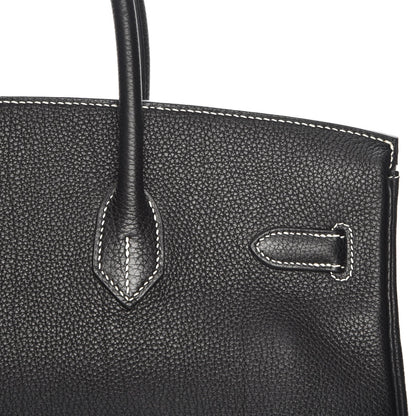 Hermes Togo Horseshoe Birkin 35 Black 23 of 27