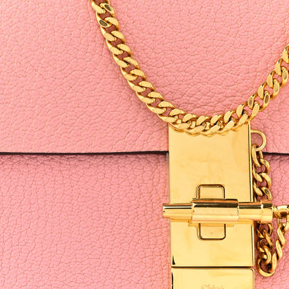 Chloe Grained Lambskin Mini Drew Shoulder Bag Misty Rose 8 of 13