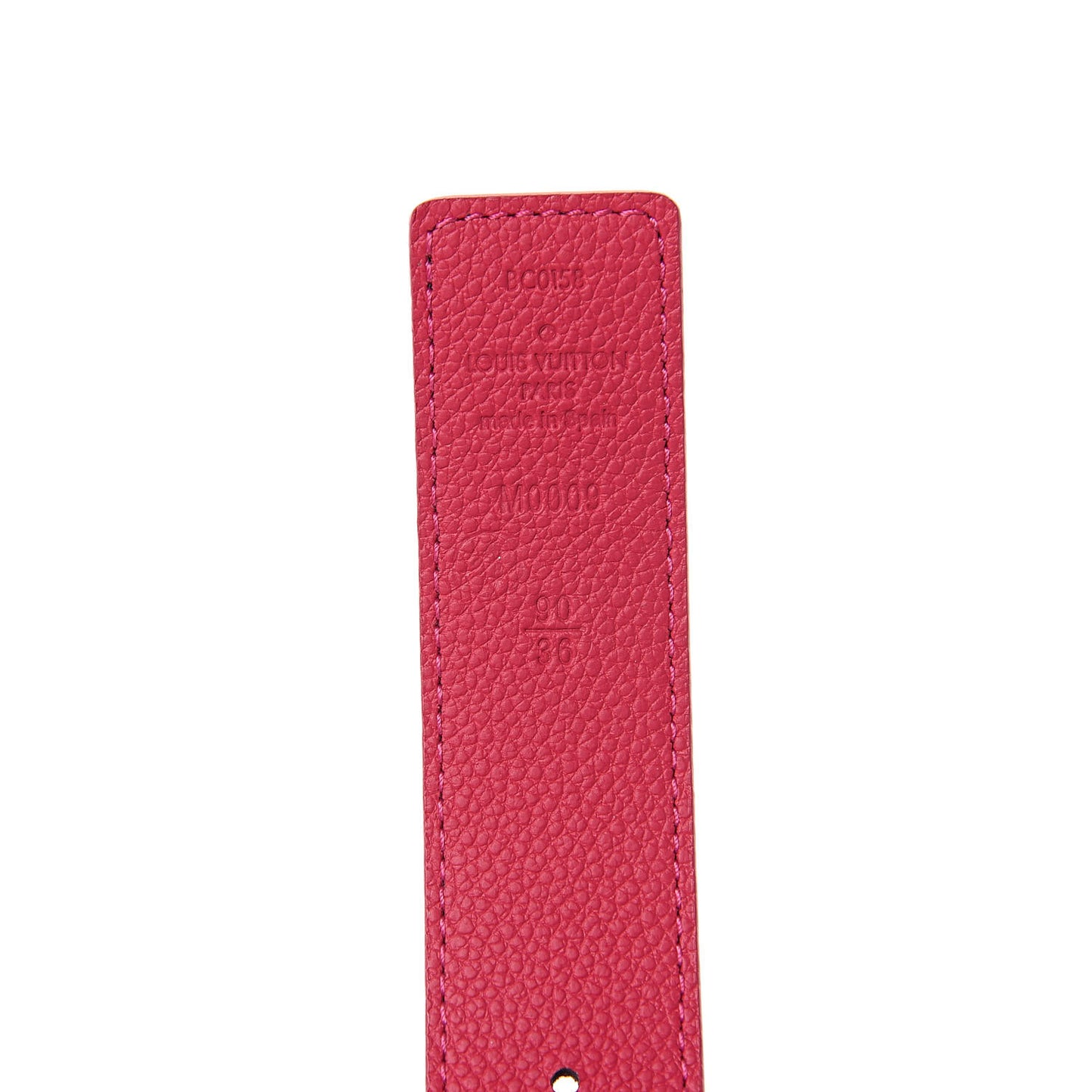 Monogram 30mm LV Initiales Reversible Belt 90 36 Fuchsia