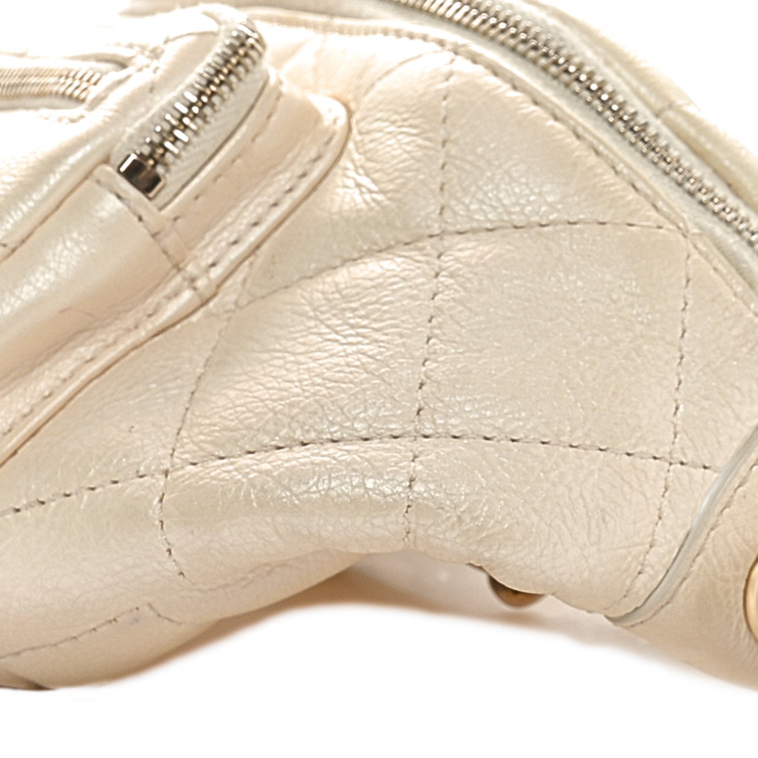 Chanel Calfskin Quilted All About Waist Belt Bag Light Beige 10 of 10