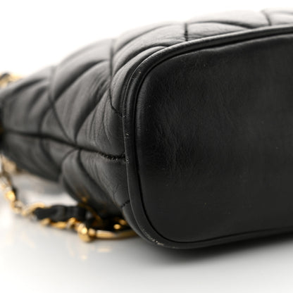 Chanel Lambskin Quilted Shoulder Bag Black 9 of 14
