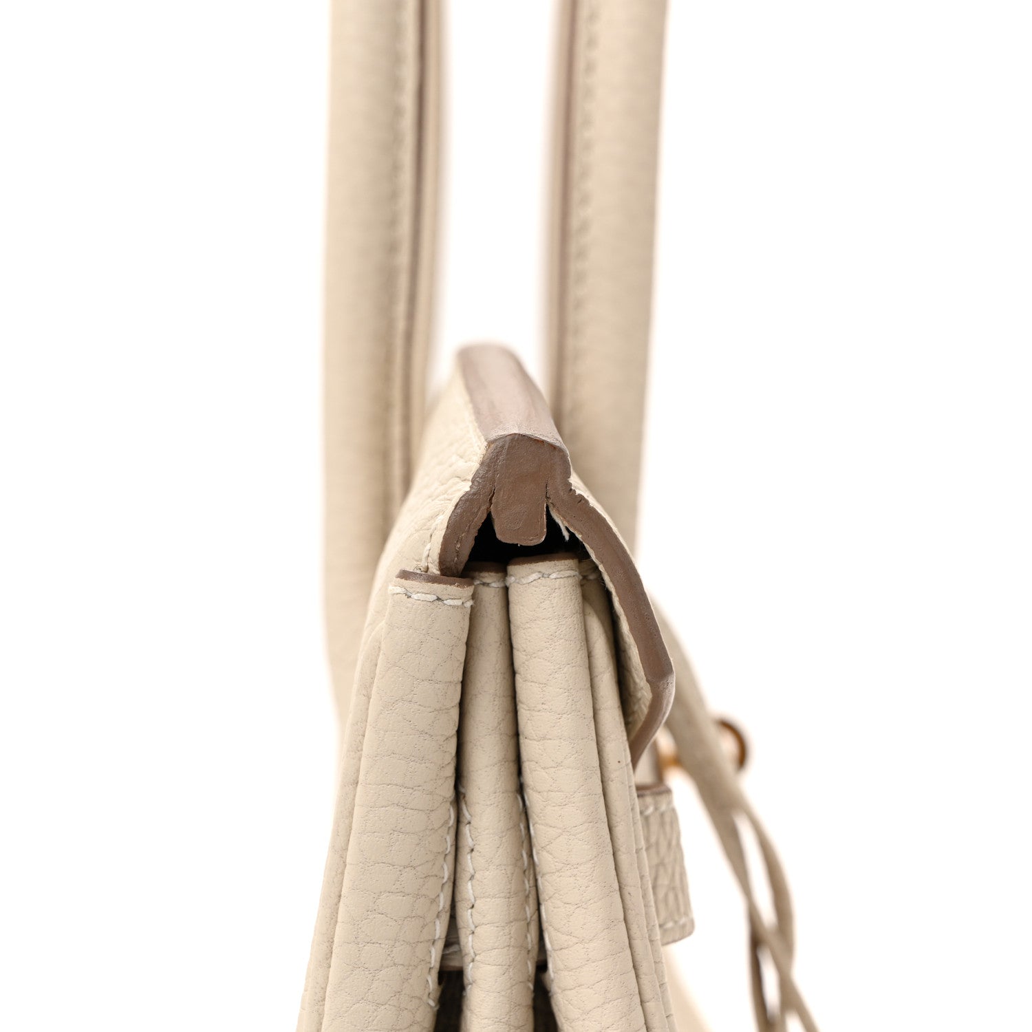 Hermes Taurillon Clemence Birkin 30 Craie 12 of 13